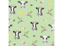 Jersey - Kuh mit Blumenkranz